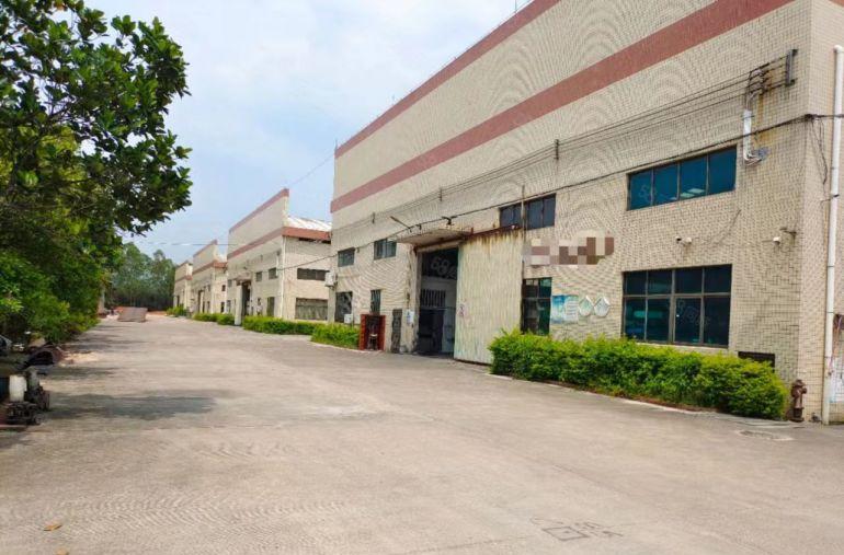 东莞单一层钢结构厂房出租，位于万江南城，独院可分租