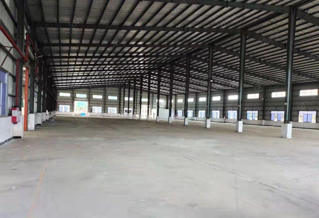 高速出口38000平米钢构可分租 滴水9米,空地6000平米