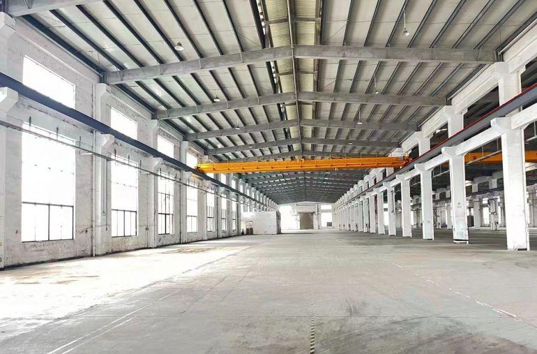 虎门独院出租单一层1万平钢构厂房，滴水12米，国有工业用地