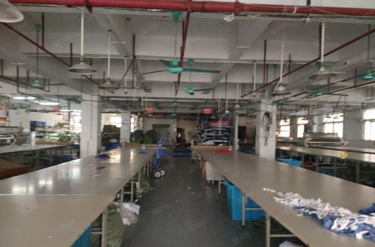 服装厂房，虎门镇龙眼原房东楼上3000方制衣厂房出租