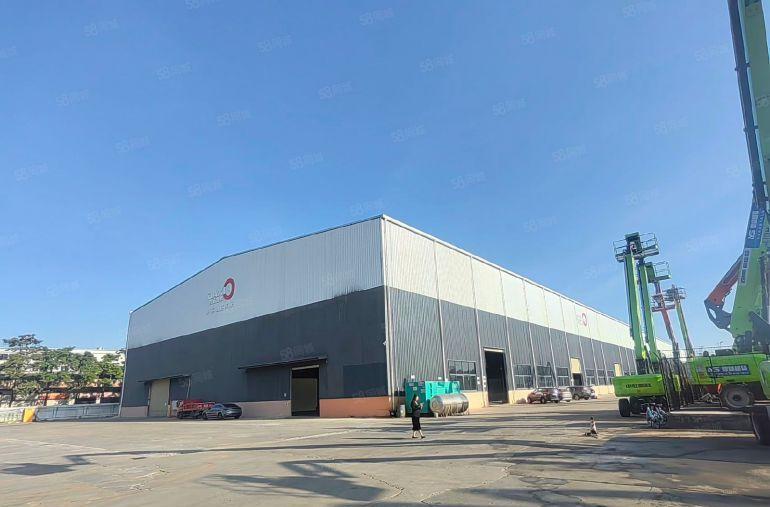 虎门白沙钢构厂房出租16米高现成行车空地大重工业厂房