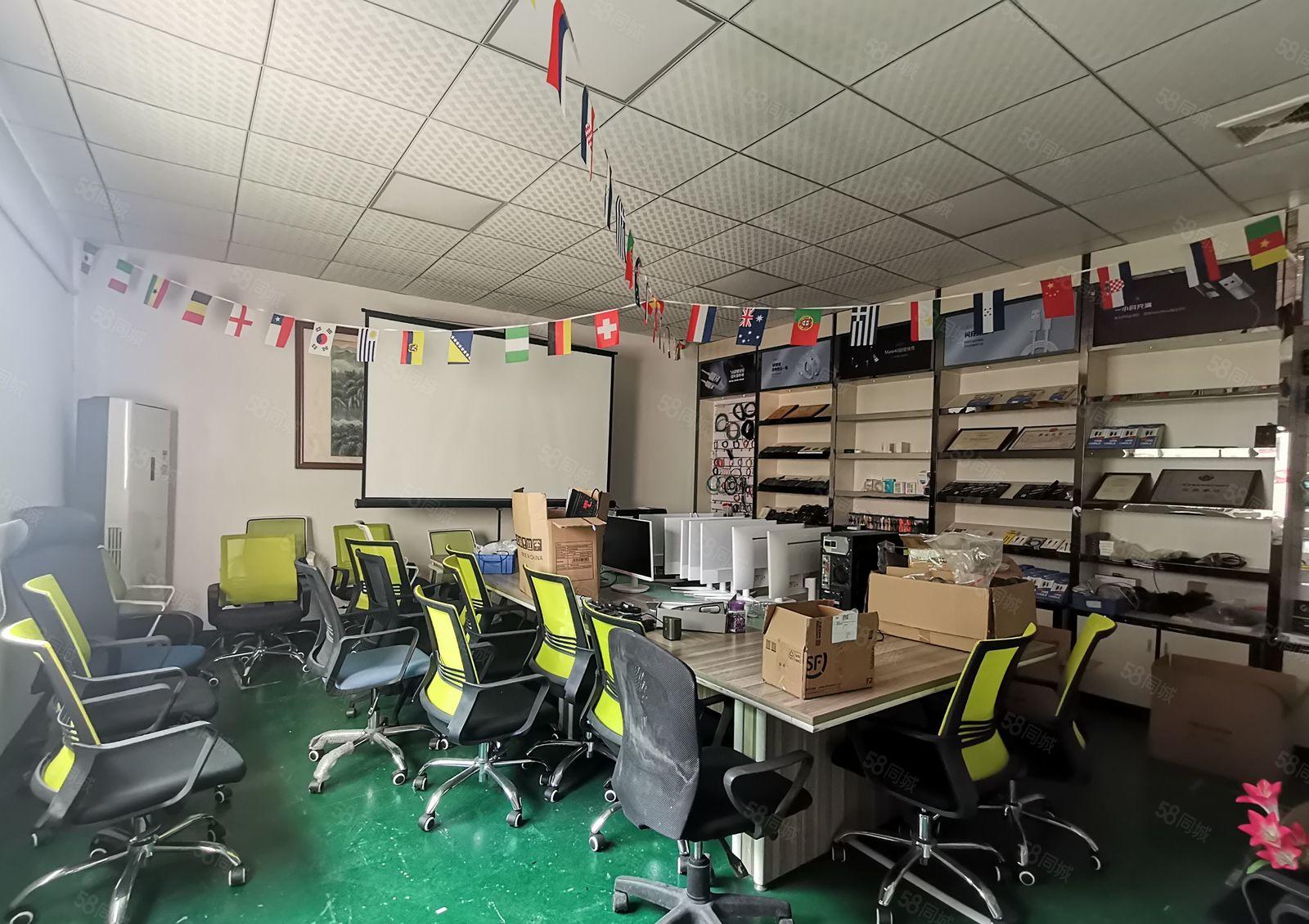 虎门北栅靠碧桂园附近新出楼上带装修1880平厂房