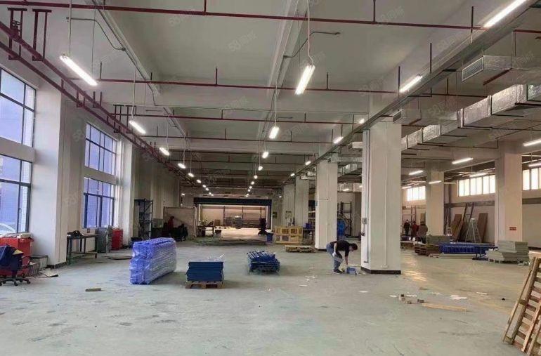 虎门万达旁独院厂房可分租带卸货平台，空地可以停50台大物流车