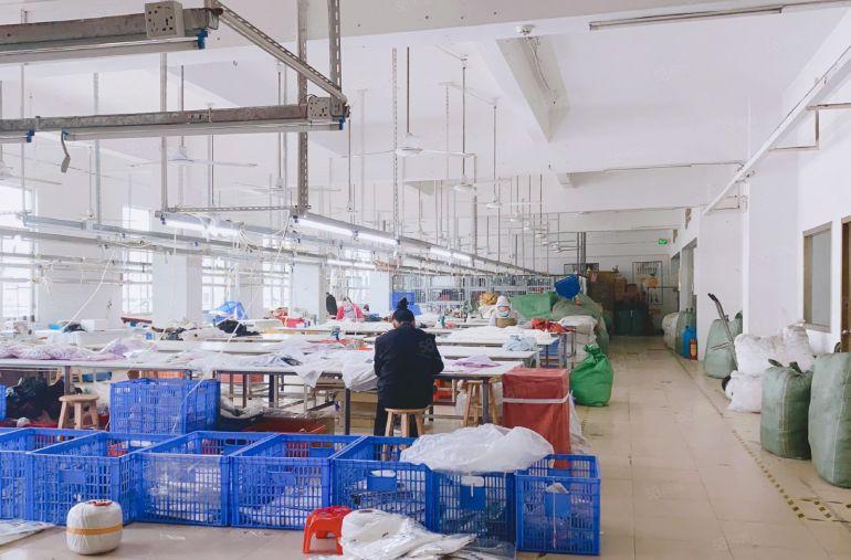 虎门镇口布料市场附近1750平方精装修制衣厂房