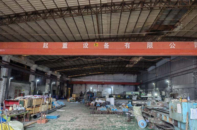 虎门镇北栅钢构单一层独院带2台航吊，水电到位带办公室，可分租