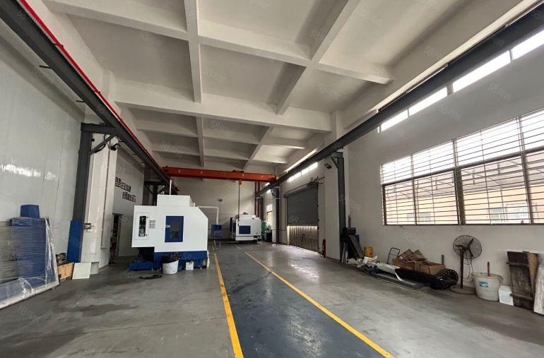 虎门一楼7米带航车精装修厂房出租，带注塑环评厂房