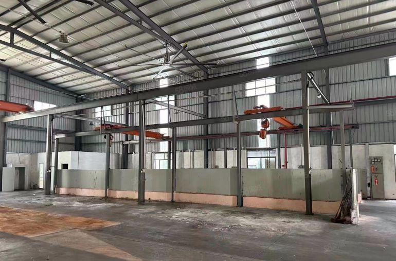 成熟工业区 新空出单一层1200平方，滴水10米高厂房出租