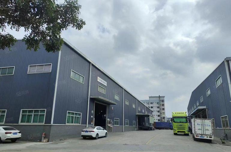 虎门钢构厂房滴水12米，有卸货平台，大小车方便进出！