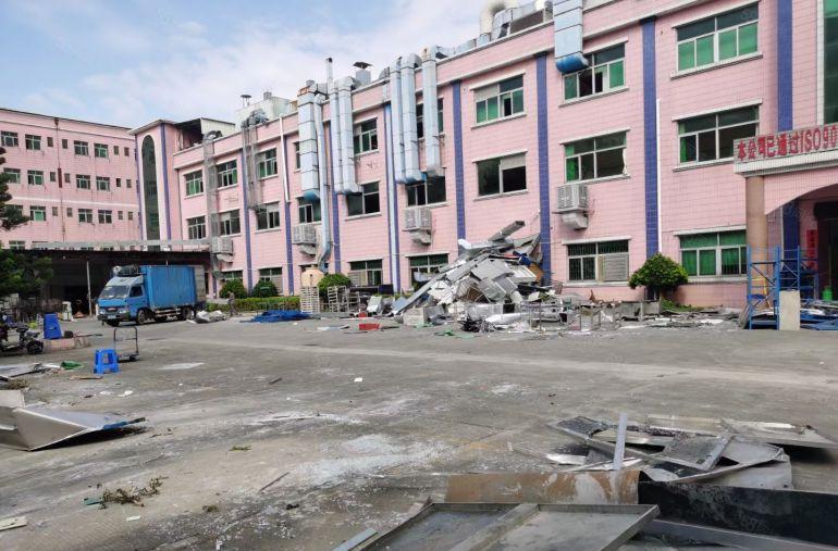 虎门镇大宁独院9500平方形象非常好可分租工业用地可办环评