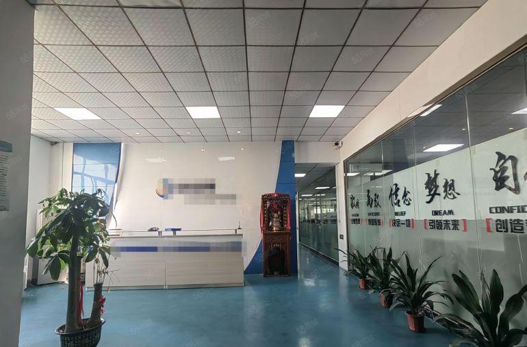 虎门豪华精装修全新地坪漆现成办公室装修适合五金电子半导体等行