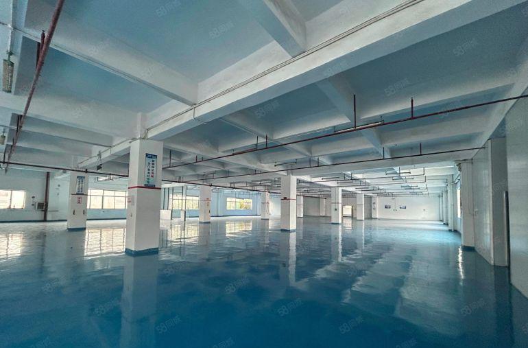 虎门楼上厂房精装修全新地坪漆水电齐全3吨电梯好停车