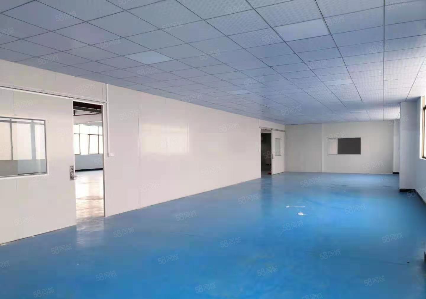 刚搬空楼上1000平米，工业厂房出租水电齐全，带精装修办公室