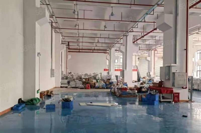 沿江高速口一楼厂房1600平6米高带牛角形象好空地超大