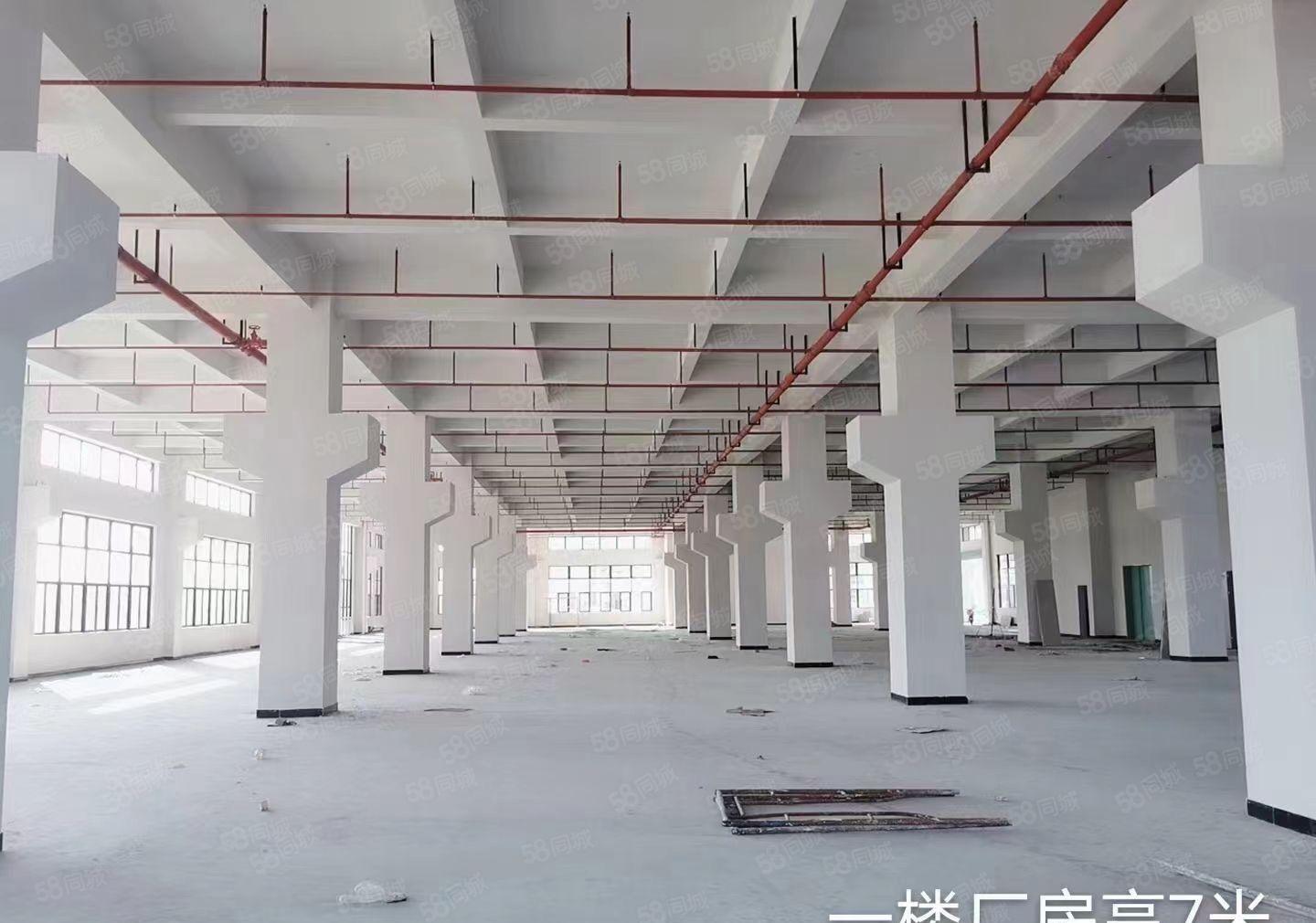 长安乌沙高速路口旁全新工业园厂房出租一楼2000平带牛角