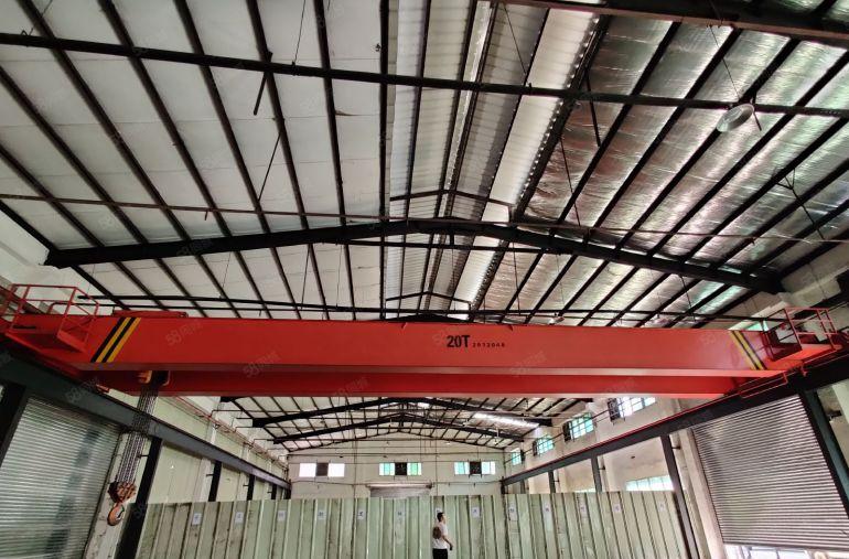 霄边新出原房东单一层钢构厂房1600平带一部现成航车20吨