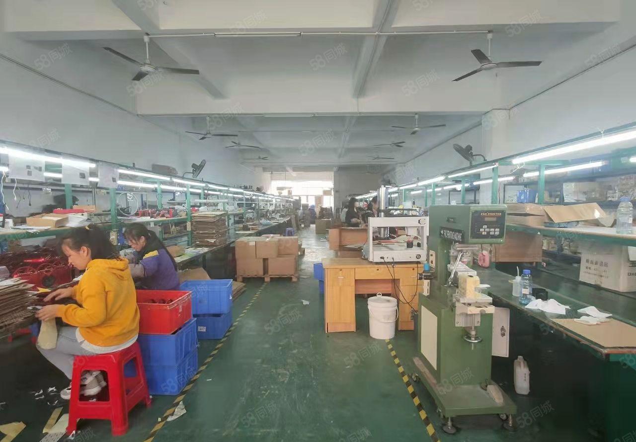 长安镇沙头沿江高速出口新出三楼1600平厂房出租可办环评