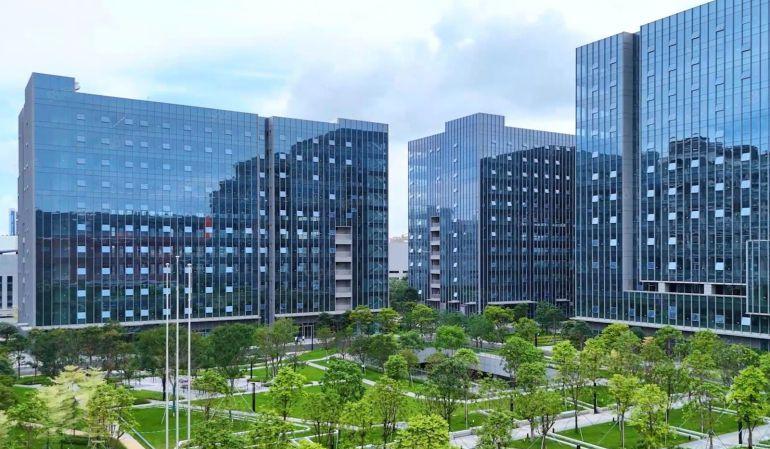 原房东红本厂房享受松山湖政策形象好玻璃外立面