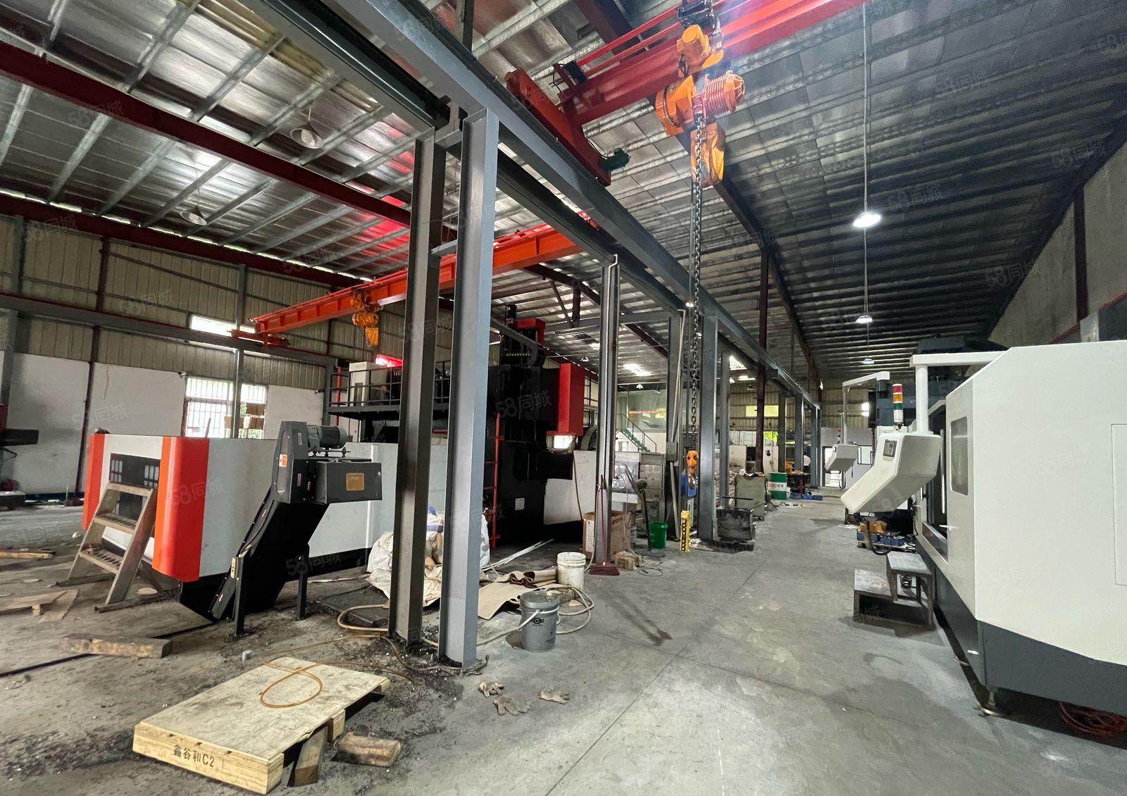 长安涌头工业园一楼现成行车900平主线到车间豪华装修厂房招租