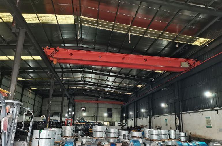 涌头新出单一层钢构850平12米高厂房出租，行车免费使用