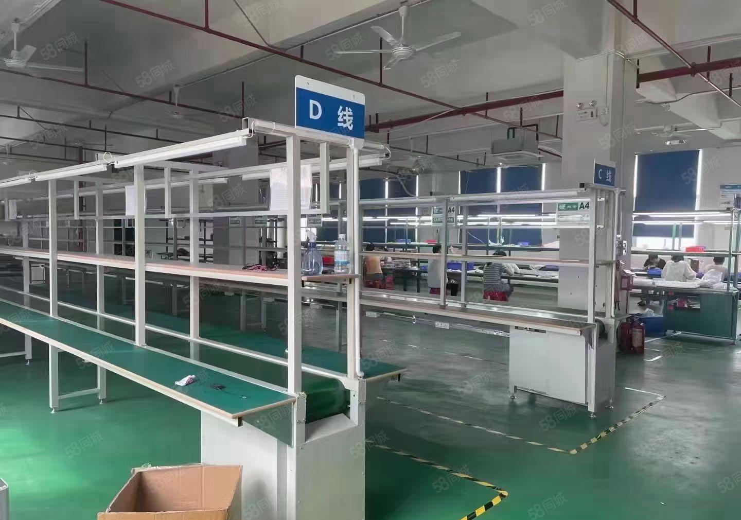 豪华装办公室前台修流水线水电齐全