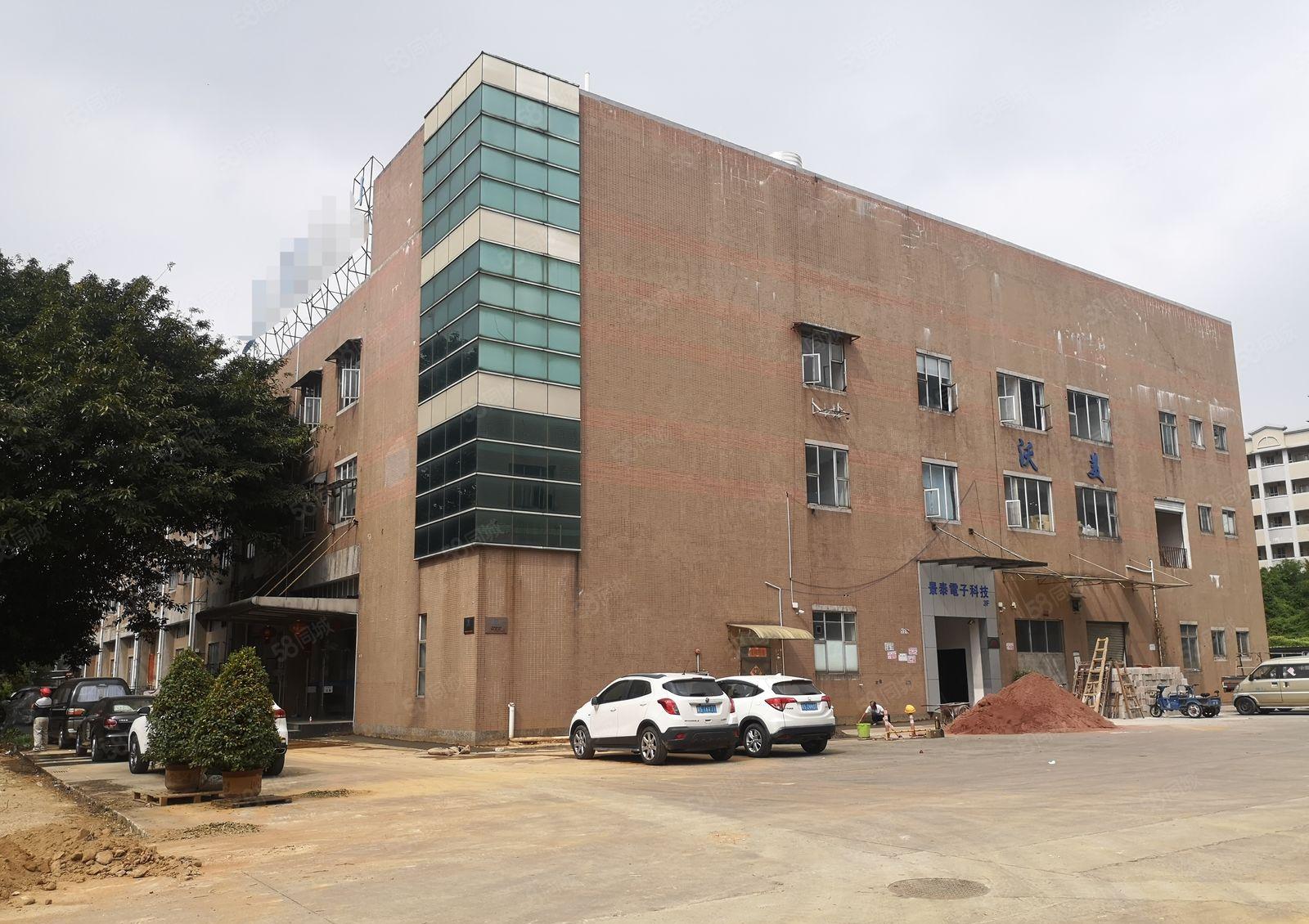 宵边一楼厂房5500平可分租5.5米高形象好空地超大环境优美