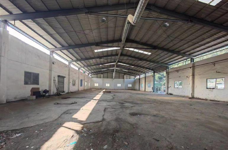 常平大京九塑胶城附近靠山边钢构低价单一层厂房仓库出租无居民