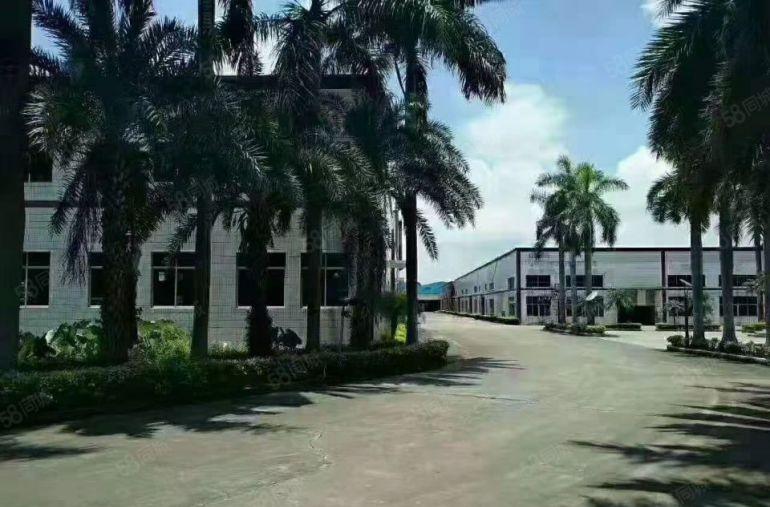 常平镇砖墙到顶钢结构厂房，单一层厂房4500平，空地5000