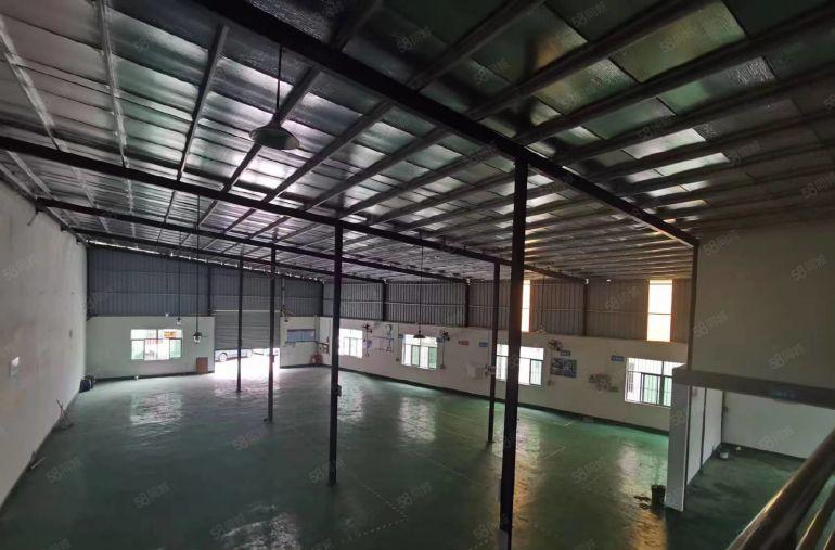 常平袁山贝独栋单一层钢构带装修厂房出租低价800平方工业用地