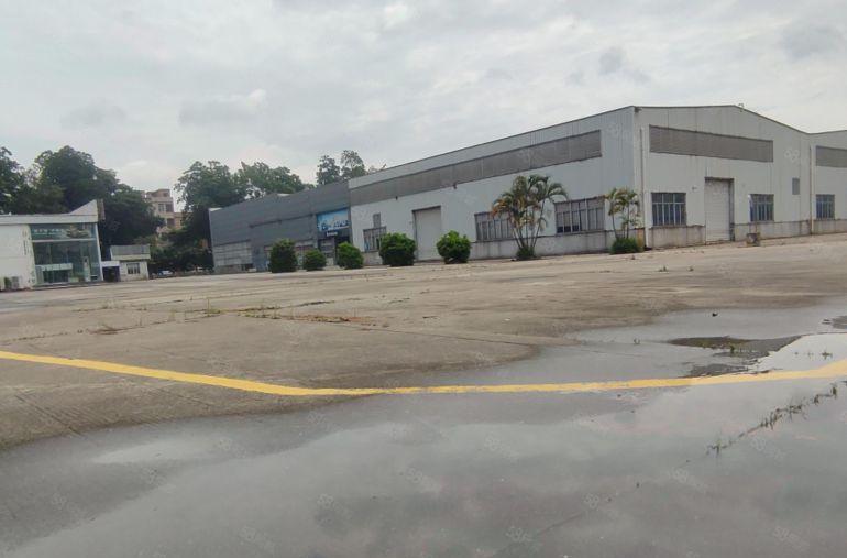 常平超大空地精美装修独院单一层厂房出租，高8.5米 形象超好