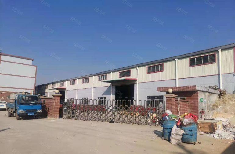 常平新出独院钢构厂房1600平，滴水8米，现成玻璃环评！