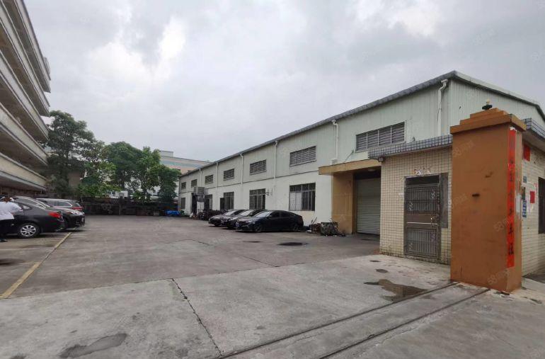 常平上坑形象好空地大单一层钢构滴水8米低价厂房出租1000平