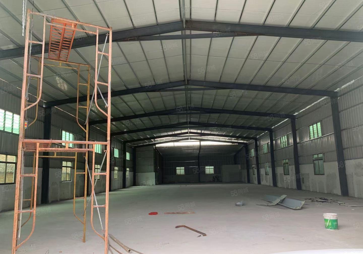 常平新出钢构厂房仓库出租3900平方 空地大 9米高可办环评