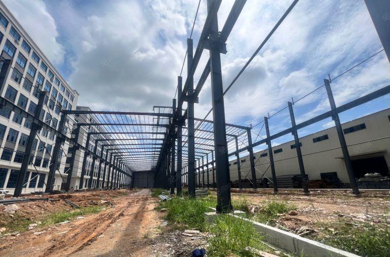 常平红本厂房 18米高新建钢构 长度300米 有行轨厂房出租