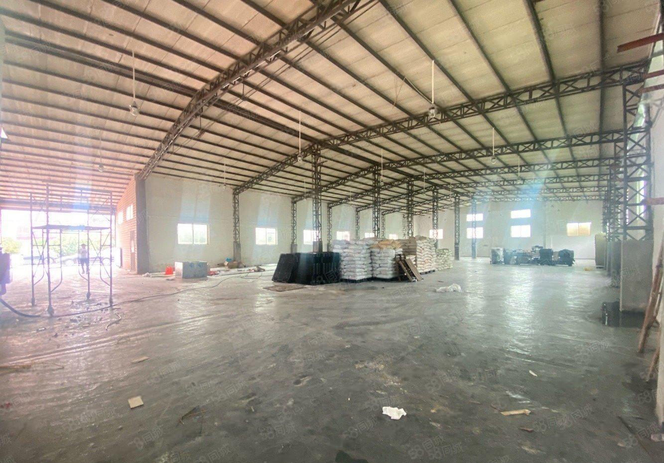 原房东常平漱新会展中心对面大路边新出钢结构单一层厂房出租