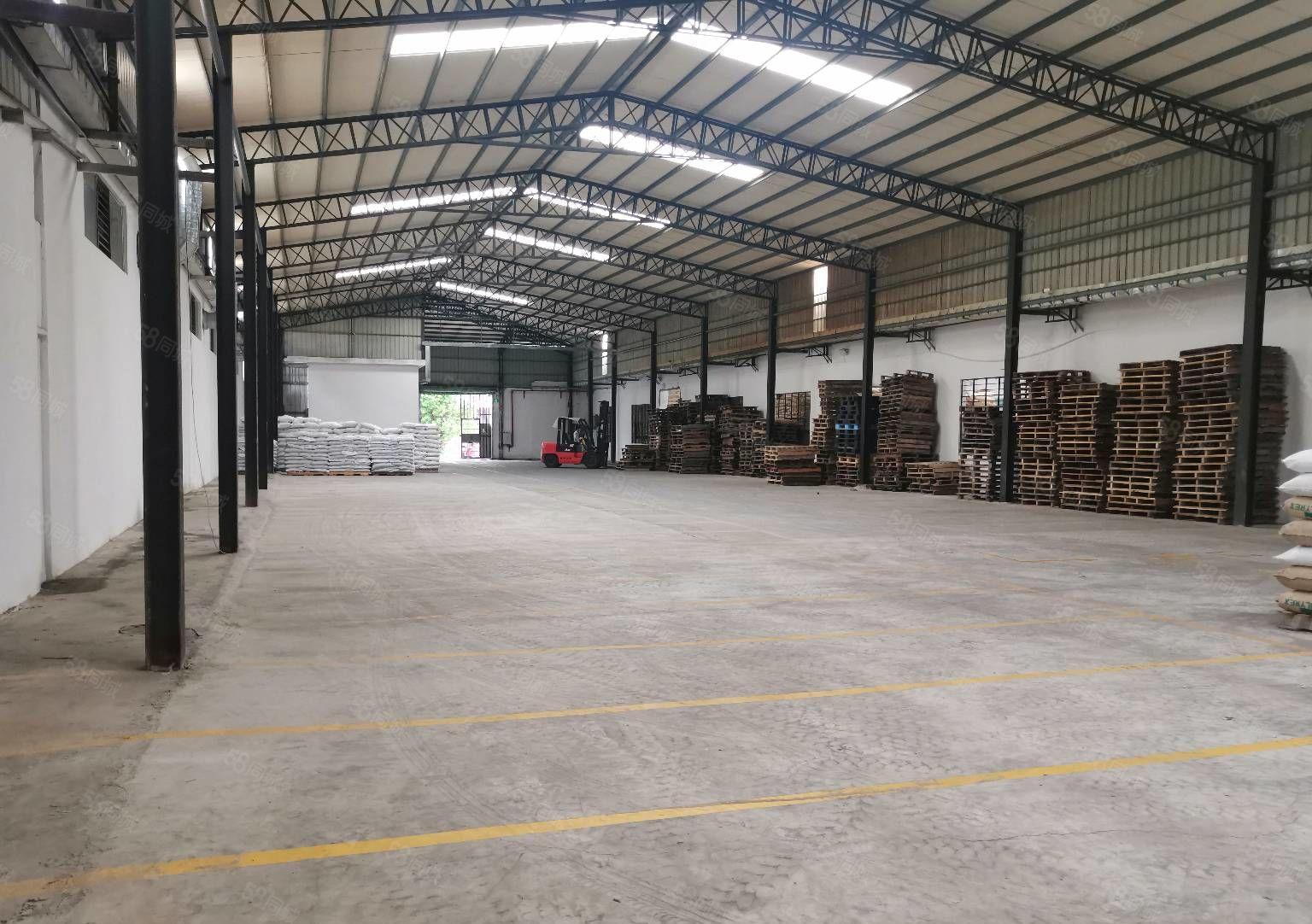 常平镇新出滴水8米钢构厂房，内空无柱，厂房方正，300平起租