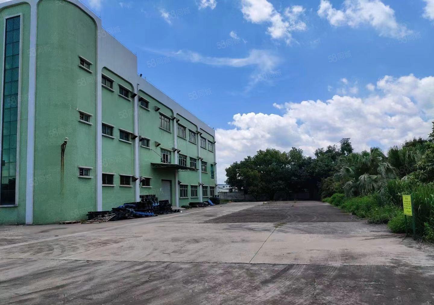 常平桥沥共3层独院厂房10000平方，宿舍1000平方。