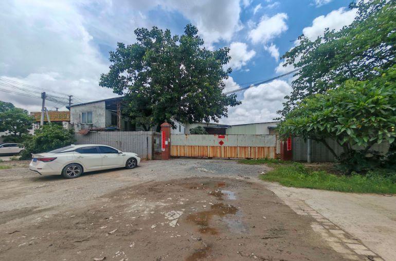 厚街原房东单一层独门独院厂房出租1000平方空地大带现成航吊