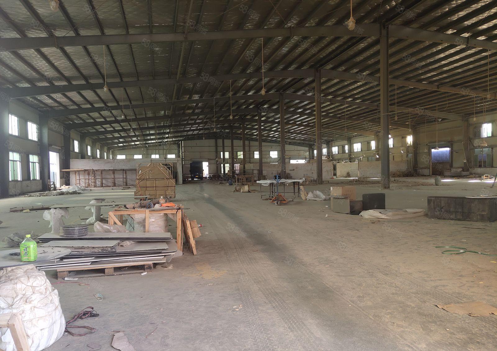 厚街独院单一层5600平钢构厂房出租 滴水9米 空地大