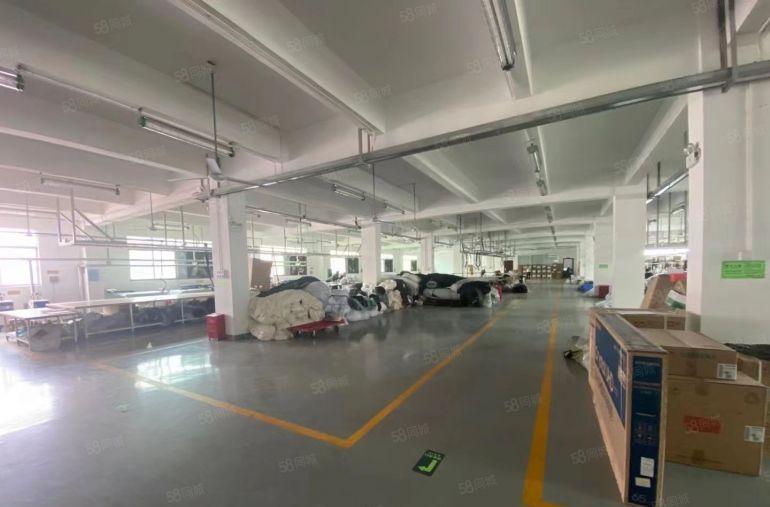 塘厦沙湖高速二楼厂房1700平，现成装修行业不限电梯3吨出租