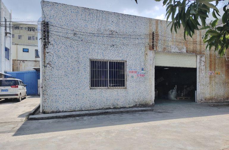 塘厦小独栋单一层一楼490平厂房仓库出租，带装修办公可进大车