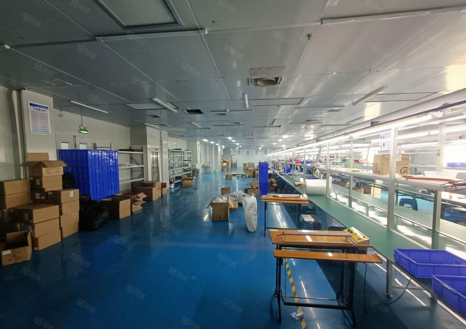 塘厦田心独院无尘车间厂房2000平分租，精装修无转让费出租