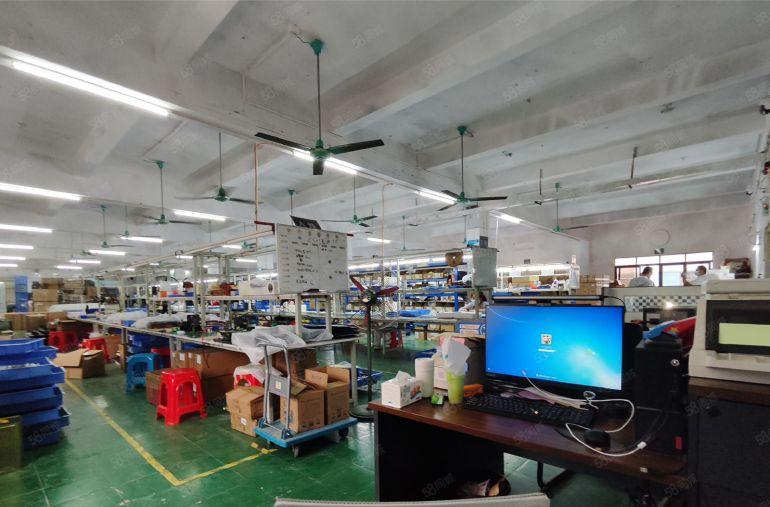 塘厦平山高速口新空楼上精装修厂房1300平，水电现成电子加工