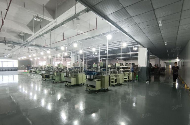 塘厦新空二楼精装修厂房出租，形象靓500平起分，有地坪漆喷淋