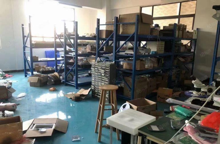 塘厦清湖头独栋标准二楼六楼小型厂房480平出租  交通便利