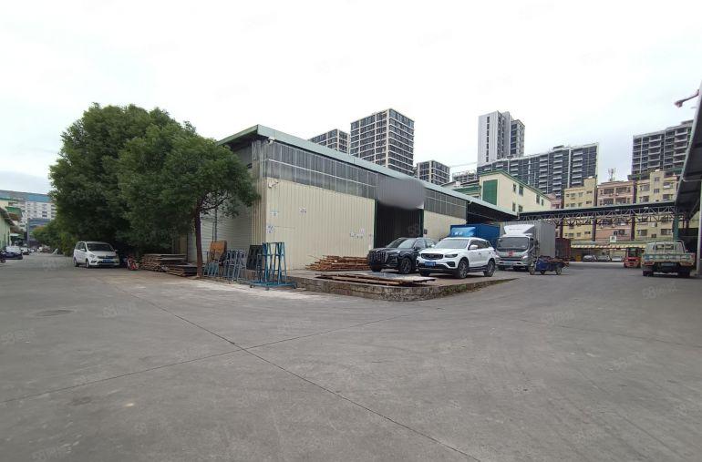 塘厦田心原房东单一层独院1200平高7米无柱子，空地大靠高速