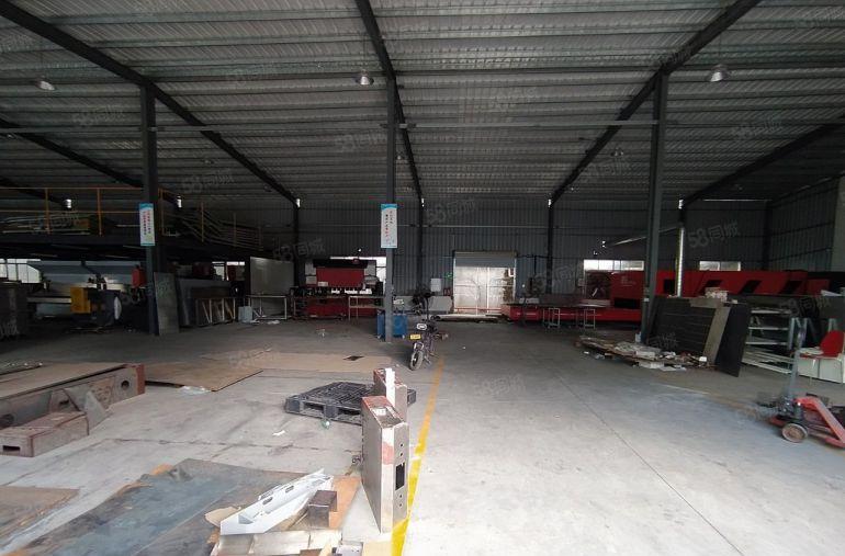 塘厦田心独院钢构厂房出租，860平现成装修办公室，可进大车