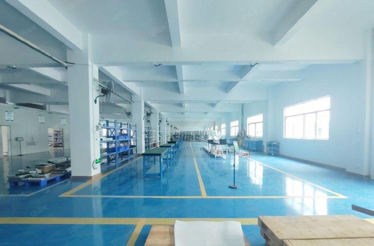 塘厦林村工业区原房东精装修1500平厂房出租全新地坪漆空地大