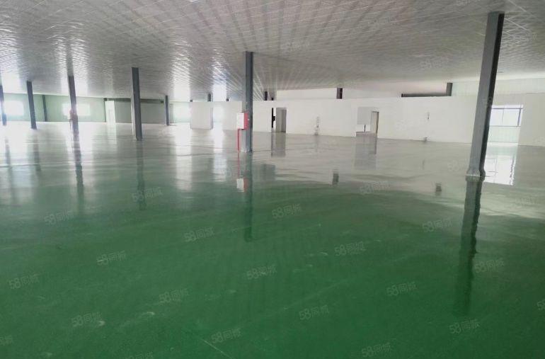特价10块一平方！塘厦沙湖标准厂房出租2楼420平现成地坪漆