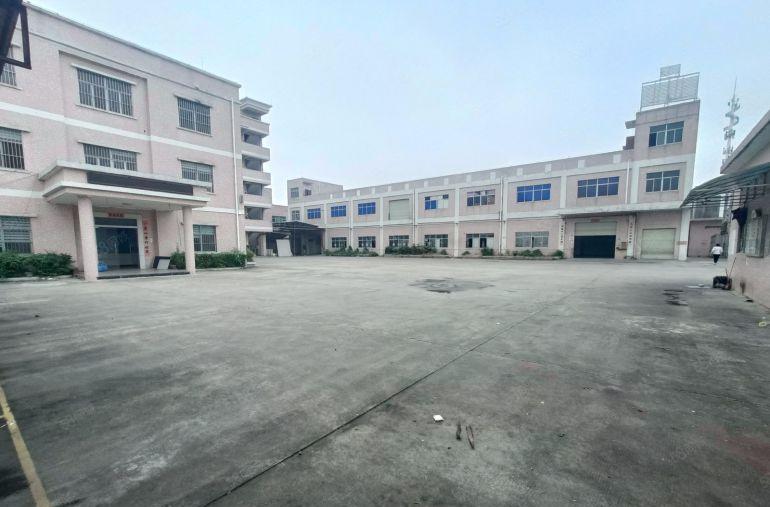 寮步镇原房东工业厂房经典小独院俩层4500平，带独立办公楼