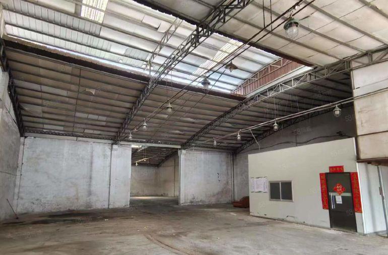 寮步西溪单一层1100平方厂房出租高度6.5米马路边交通便利